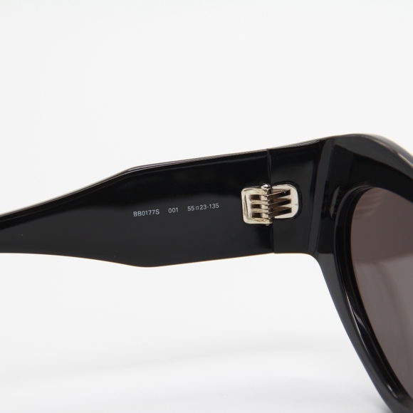 NEW BALENCIAGA BB0177S 001 UNISEX SUNGLASSES BALENCIAGA BB0177S - Picture 8 of 10